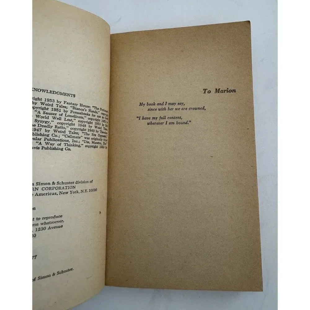 E Pluribus Unicorn by Theodore‎ Sturgeon - 1977 2nd pocket book printing